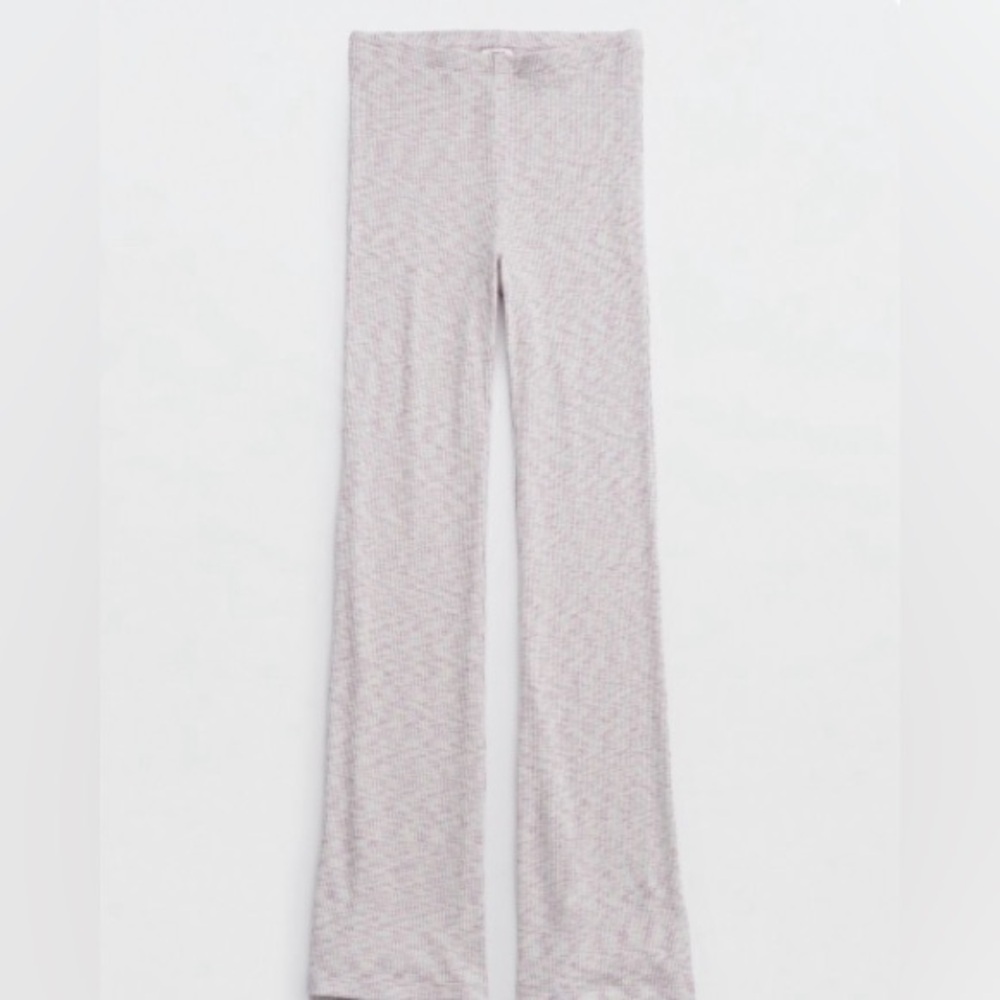 NWOT-AERIE HIGH WAISTED RIBBED BABY FLARE-M